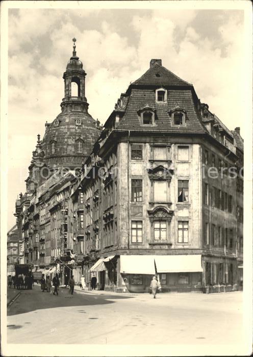 Dresden Frauenkirche vor der Zerstörung Repro