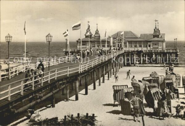 Ahlbeck Ostseebad Seebrücke Strand