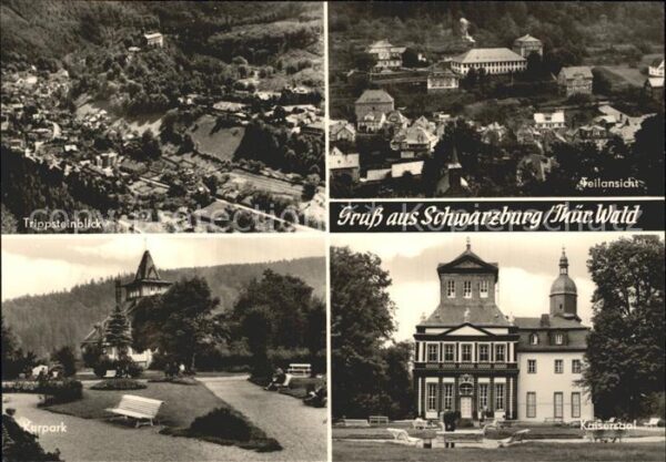 Schwarzburg Thueringer Wald Trippstein Kurpark Kaisersaal