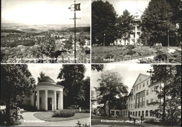 Bad Liebenstein Panorama Blick von der Ruine Kurhaus Br