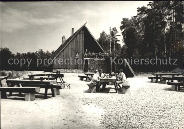 Moritzburg Sachsen Konsum Gaststätte Räuberhütte Handabzug
