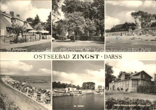 Zingst Ostseebad HOG Fischerklause FDGB Erholungsheime D