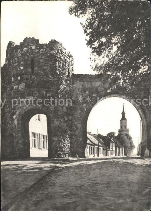 Templin Stadtmauer mit Wiekhaus