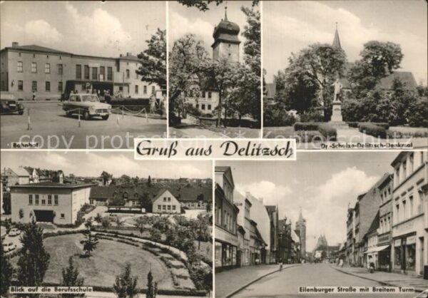 Delitzsch Bahnhof Dr Schulze Delitzsch Denkmal Ei