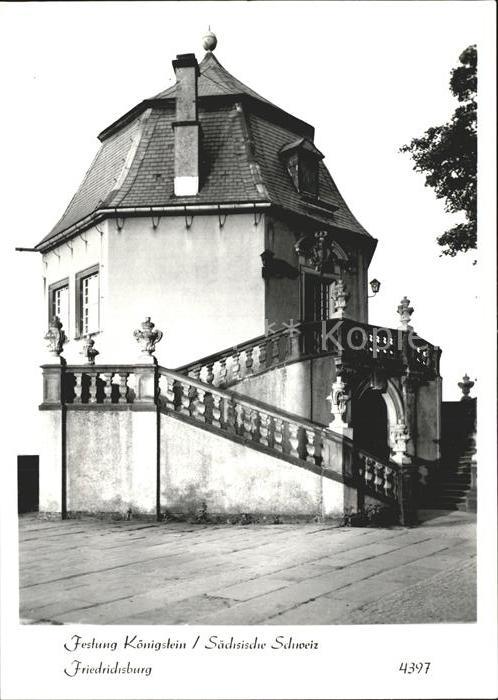 Koenigstein Saechsische Schweiz Festung Friedrichsburg