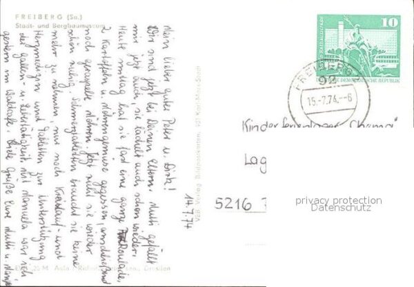 Freiberg Sachsen Stadt und Bergbaumuseum Giebel – Bild 2