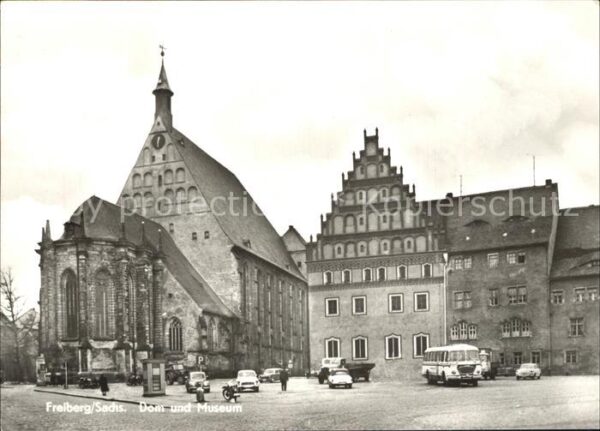 Freiberg Sachsen Dom und Museum Giebel