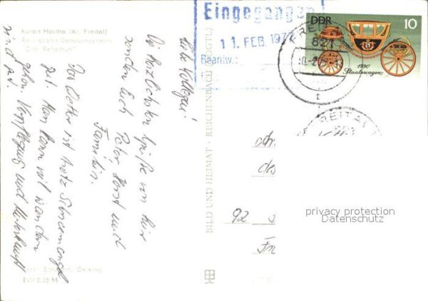 Hartha Tharandt Reichsbahn Genesungsheim Otto Rehschuh – Bild 2