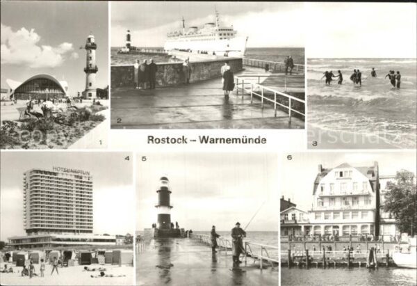 Warnemuende Ostseebad Konsum Gaststätte Teepott Leuchtturm St