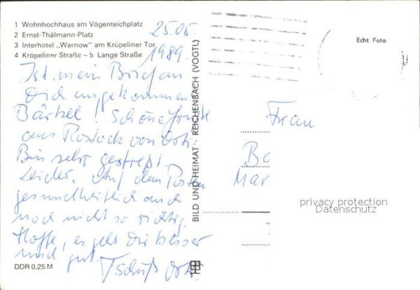 Rostock Wohnhochhaus Vogenteichplatz Ernst Thäl – Bild 2