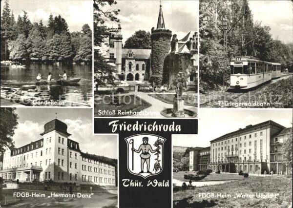 Friedrichroda Gondelteich Schloss Reinhardsbrunn Thür