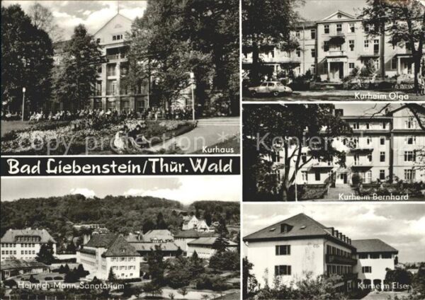 Bad Liebenstein Kurhaus Kurheime Heinrich Mann Sanatori