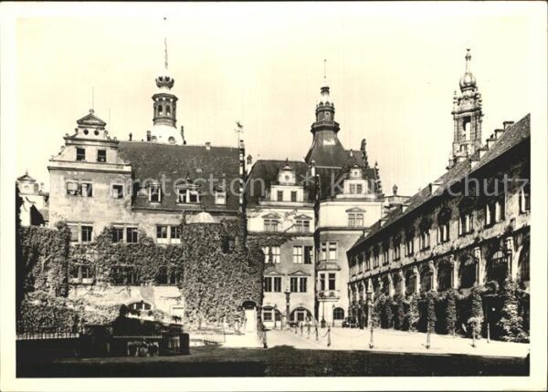 Dresden ehem. Stallhof vor der Zerstörung