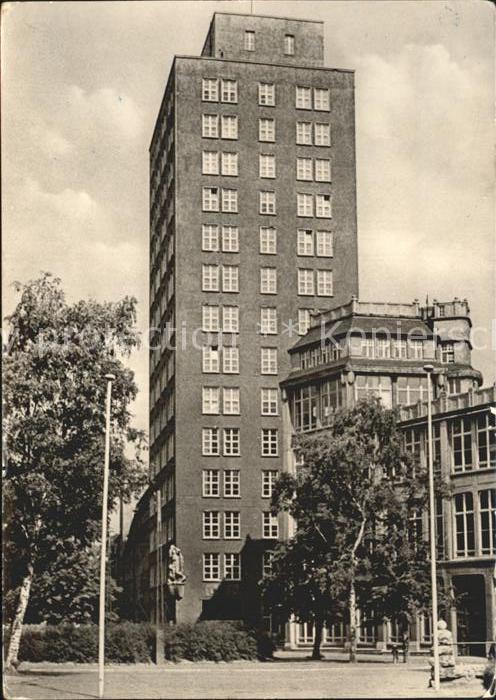 Jena Hochhaus des VEB Carl Zeiss