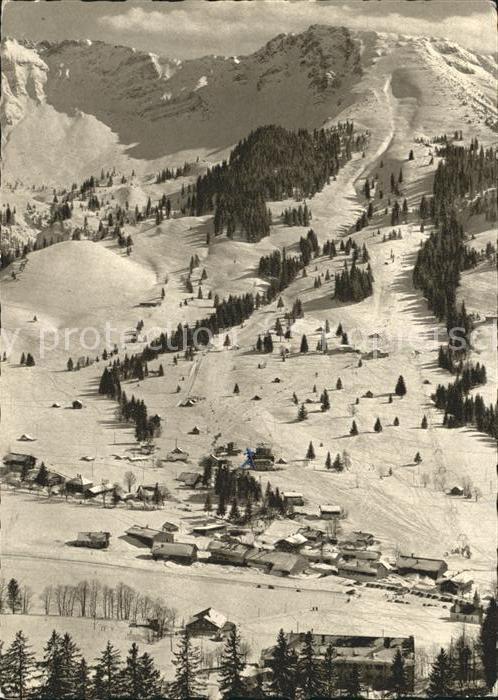 Oberjoch Wintersportplatz mit Iseler Allgäuer Al
