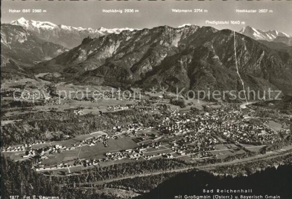 Bad Reichenhall mit Grossgmain und Bayerisch Gmain Alpe