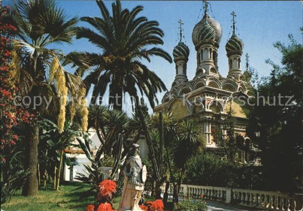 Sanremo Chiesa Russa Russische Kirche Palmen