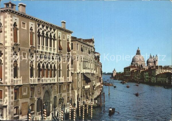 Venezia Venedig Canal Grande e Palazzo Franchetti