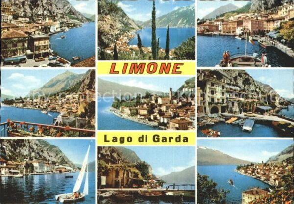 Limone sul Garda Teilansichten Hafen Gardasee