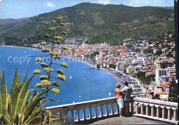ALASSIO Savona Liguria IT Panorama da Santa Croce Riviera dei Fio