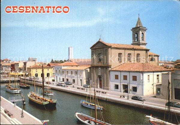 Cesenatico Porto Canale Chiesa Kanal Hafen Kirche
