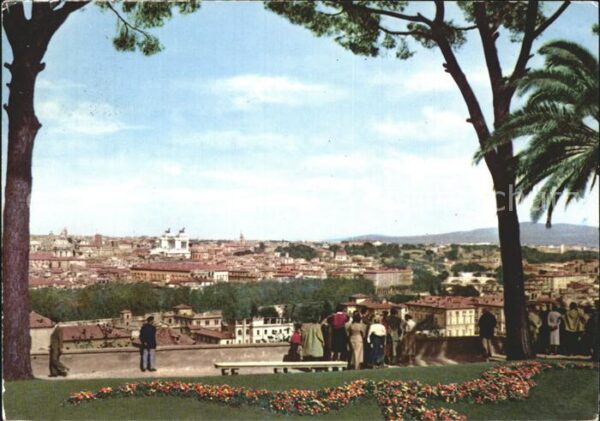 Roma Rom Veduta panoramica dal Gianicolo