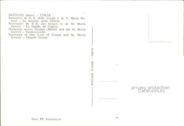 Nettuno Santuario di NS delle Grazie e di S Mar – Bild 2