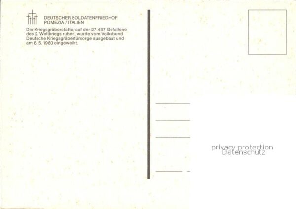 Pomezia Deutscher Soldatenfriedhof – Bild 2