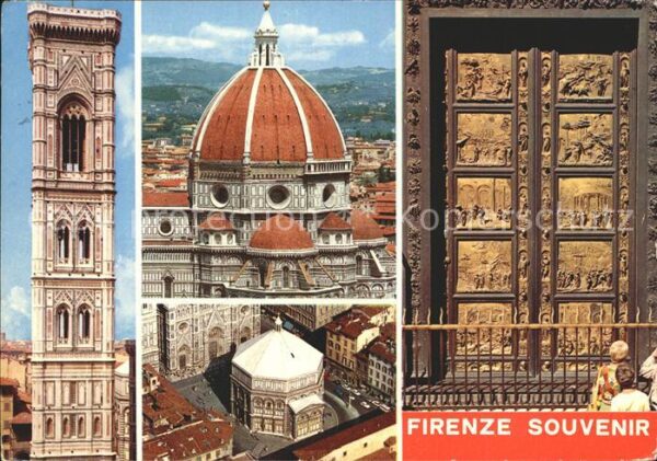 Firenze Florenz Glockenturm Domkuppel Baptisterium Bron