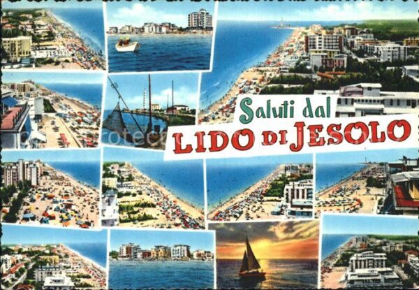 Lido di Jesolo Strand Hafen Segeln Sonnenuntergang