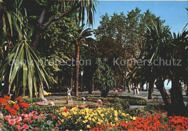 Ventimiglia Liguria Giardini pubblici Öffentliche Gärten Pa