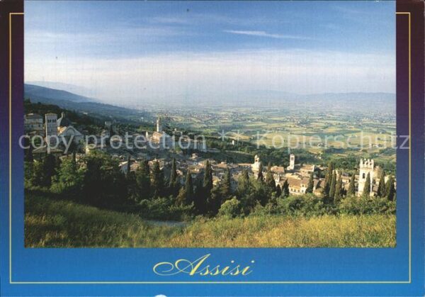 Assisi Umbria Panorama
