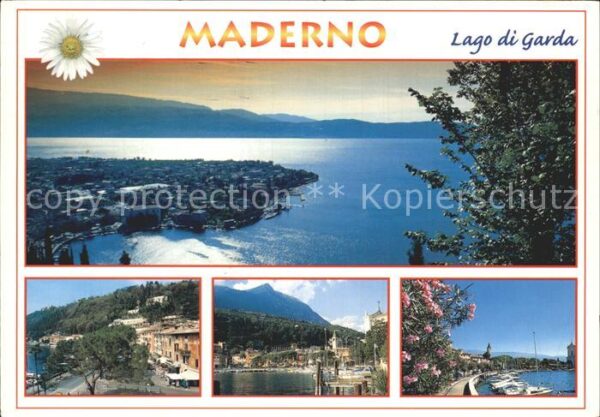 Maderno Lago di Garda Panorama Gardasee Hafen Seepromenade