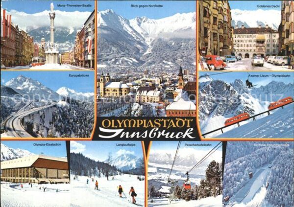 Innsbruck Olympiastadt Europabrücke Eisstadion Pa