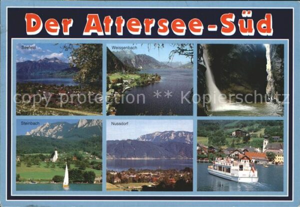 Attersee Seefeld Weissenbach Wasserfall Unterach