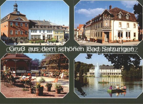 Bad Salzungen Rathaus Apotheke Gradierwerk Kurhaus am