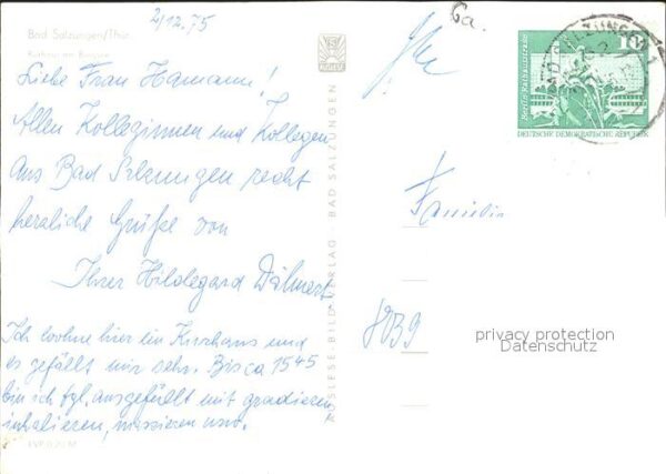 Bad Salzungen Kurhaus am Burgsee Schwäne – Bild 2