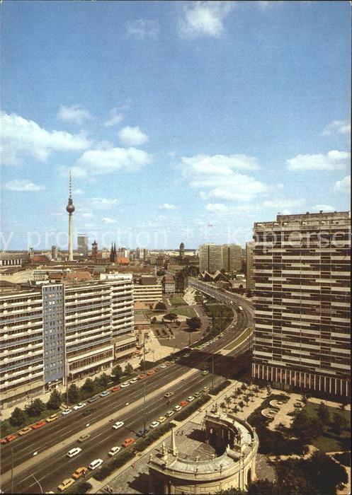 Berlin Leipziger Strasse Fernsehturm