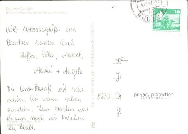 Bautzen Blick vom Proitschenberg Altstadt Orten – Bild 2