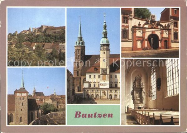 Bautzen Protschenberg Altstadt Rathaus Petridom