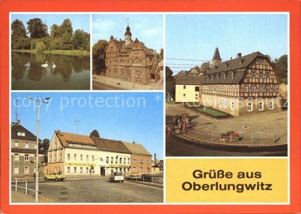 Oberlungwitz Hirschgrundteich Rathaus Postgut St Mar