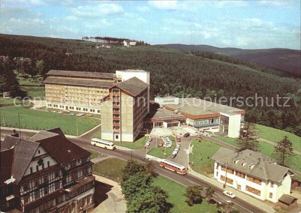 Oberhof Thueringen FDGB Erholungsheim Fritz Weineck Fliege