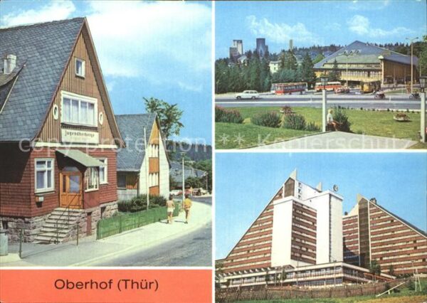 Oberhof Thueringen Jugendherberge Platz des Friedens Inter