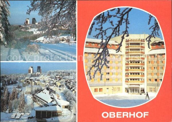 Oberhof Thueringen Interhotel Panorama FDGB Erholungsheim