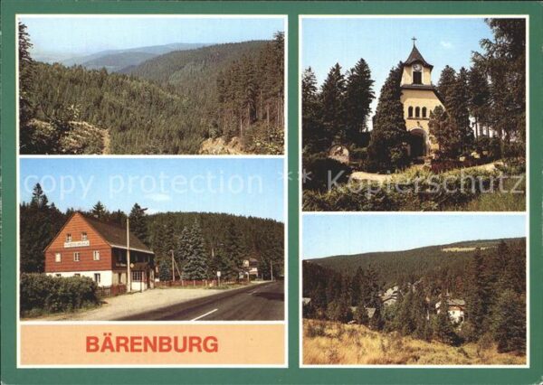 Baerenburg Sachsen Panorama Langer Grund Oberbärenburg Wal