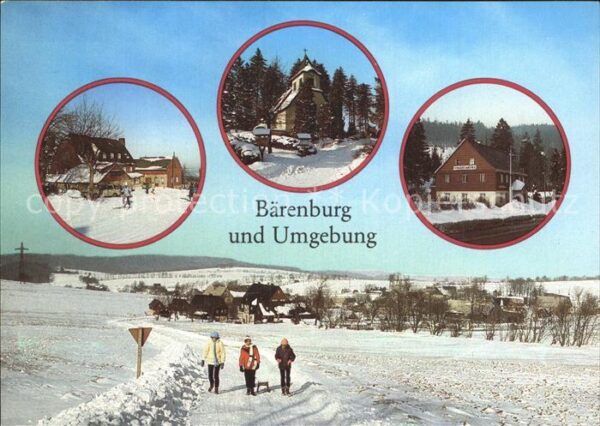 Baerenburg Sachsen und Umgebung Waldkapelle Gaststätte Win