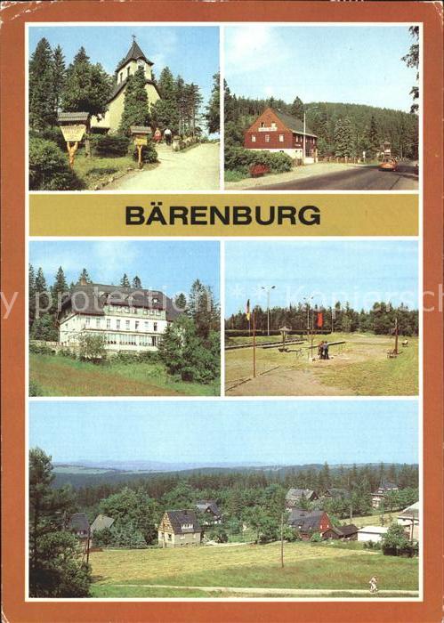 Baerenburg Sachsen Oberbärenburg Kirche Waldbärenburg HO G