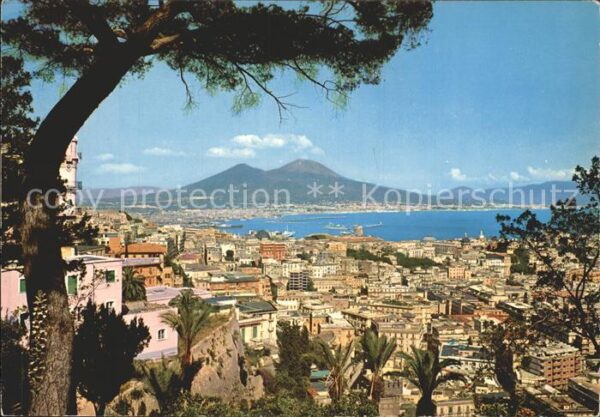 Napoli Neapel Panorama Vulkan Vesuv