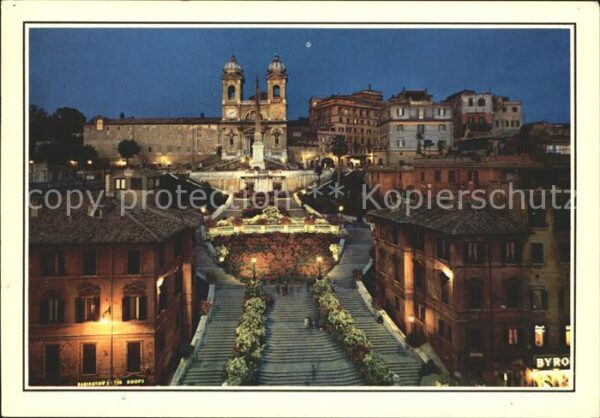 Roma Rom Piazza di Spagna Trinita dei Monti Span