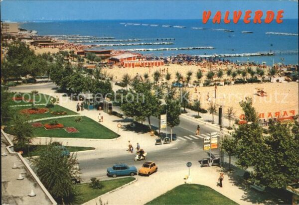 Valverde di Cesenatico Lungomare e spiaggia Uferpromenade Stra